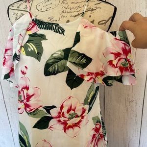 Banana Republic cold shoulder blouse